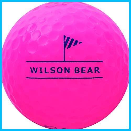 ★ピンク★ Wilson(ウィルソン)ゴルフボール BEAR4 ダース12個入り_画像5