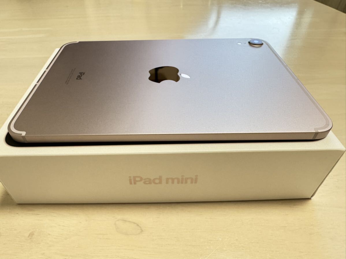 中古　Apple iPad mini6 64GB Wi-Fi + Cellular ピンク　第6世代　SIMフリー_画像7