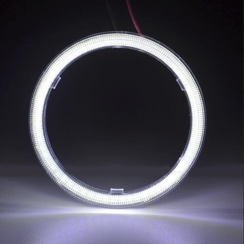 高輝度 COB 面発光 白 ホワイト LED イカリング カバー付 80mm 2個セット WD96-80_画像3