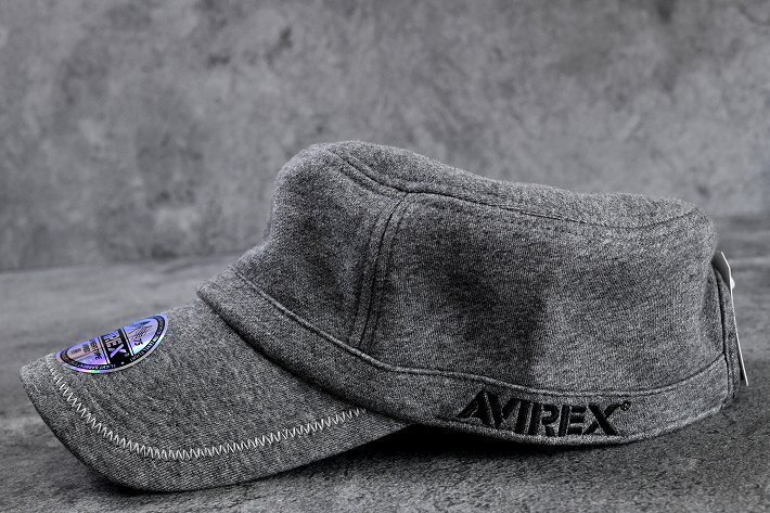 正規品 AVIREX ワークキャップ 帽子 メンズ 大きいサイズ 大きめ アビレックス 14787700-85 グレー スウェット_画像2
