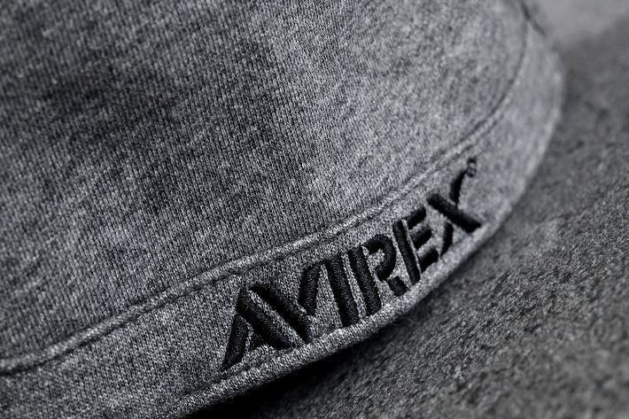 正規品 AVIREX ワークキャップ 帽子 メンズ 大きいサイズ 大きめ アビレックス 14787700-85 グレー スウェット_画像4
