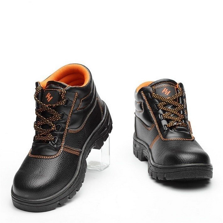  safety shoes steel iron . core sneakers boots shoes men's nail .. pulling out prevention shoes oil resistant . slide 7995363 [A] black 42 26.0cm new goods 1 jpy start 