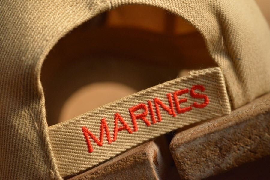 United States Marine Corps キャップ 帽子 メンズ 7998818 9009978 M-2 BEIGE ベージュ 新品 1円 スタートの画像6