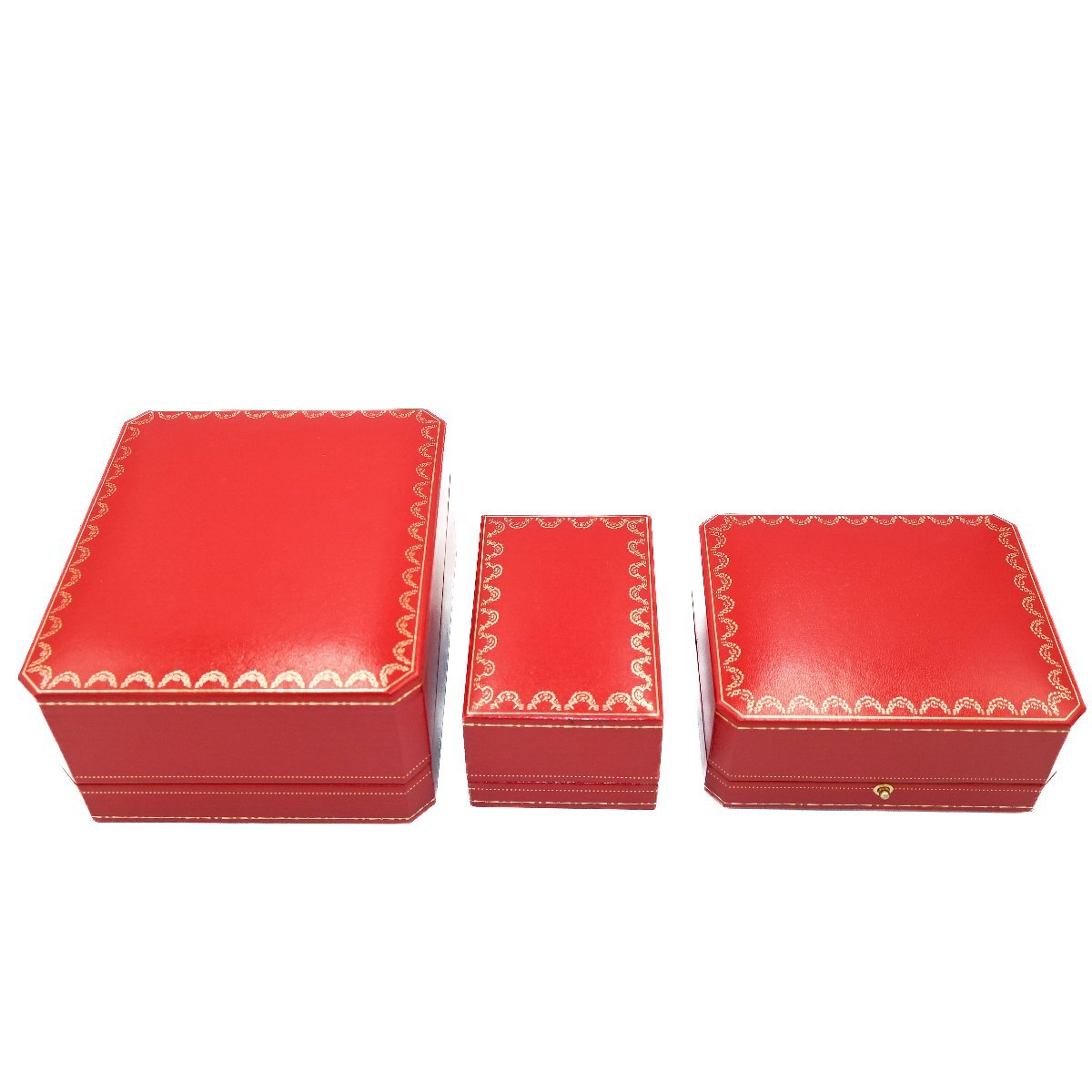 1 иен работа хорошая вещь Cartier CASE Cartier кейс суммировать 7 позиций комплект для часов пустой коробка и т.п. BOX внутри коробка наружная коробка с футляром сопутствующий товар красный красный 349920240507