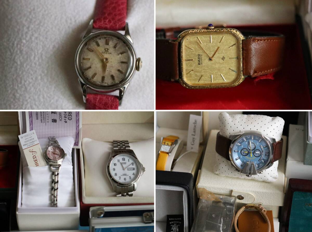 OMEGA 他『1円～』おまとめ 約7kg超 TISSOT RADO Burberrys G-shock INVICTA SEIKO BULOVA TIMEX その他 時計等 機械式 クォーツ ジャンクの画像7