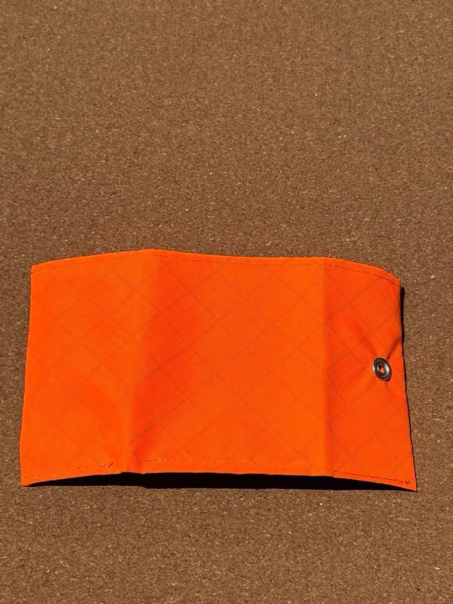 【日常でも！】山財布 三つ折り財布　ecopak オレンジ