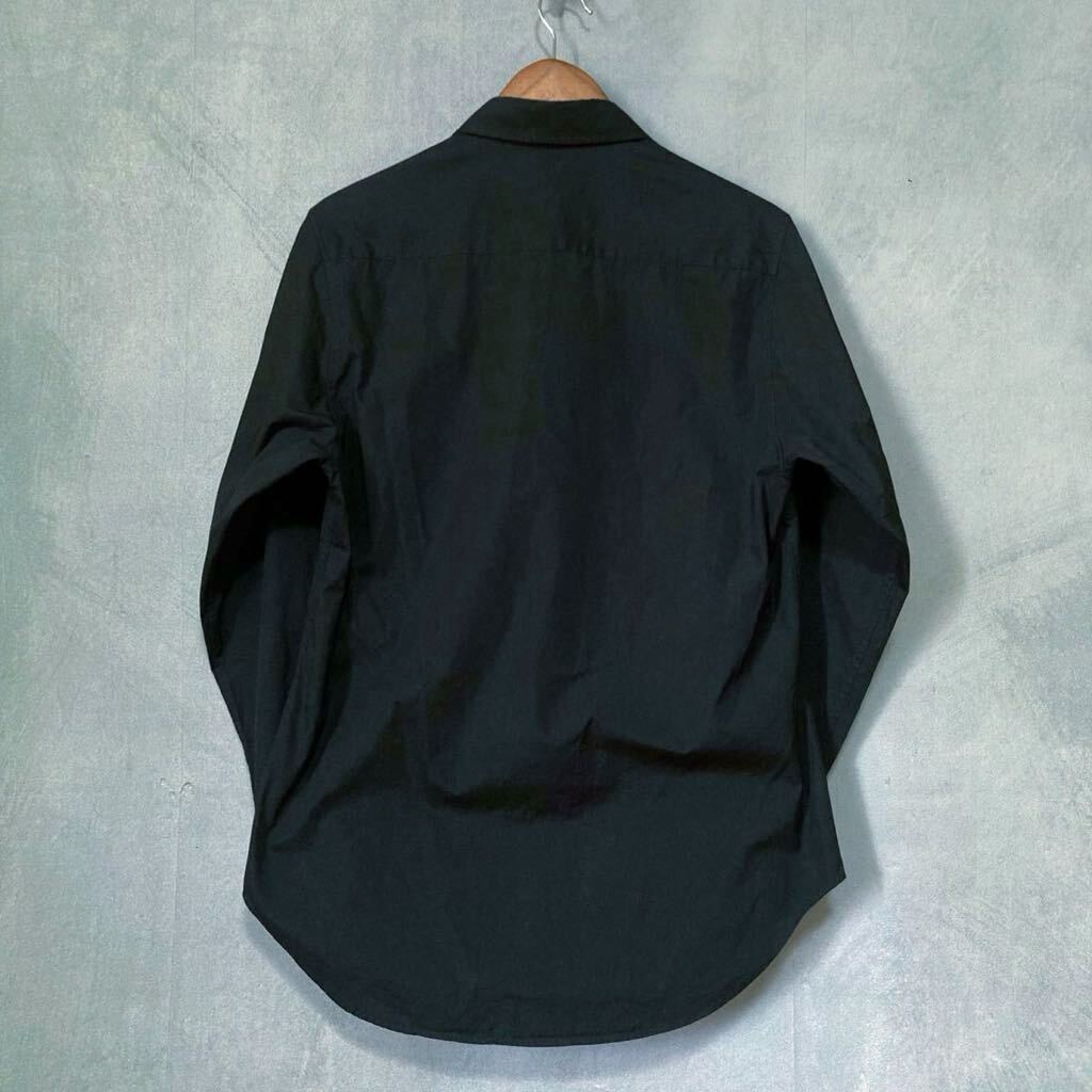 Yohji Yamamoto POUR HOMME ヨウジヤマモト プールオム コットン ダブルポケット オーバー シャツ size.2 (M) ブラック 型番.HR-B30-053_画像4