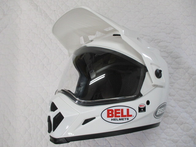 *BELL MX-9 adventure MIPS white M size *