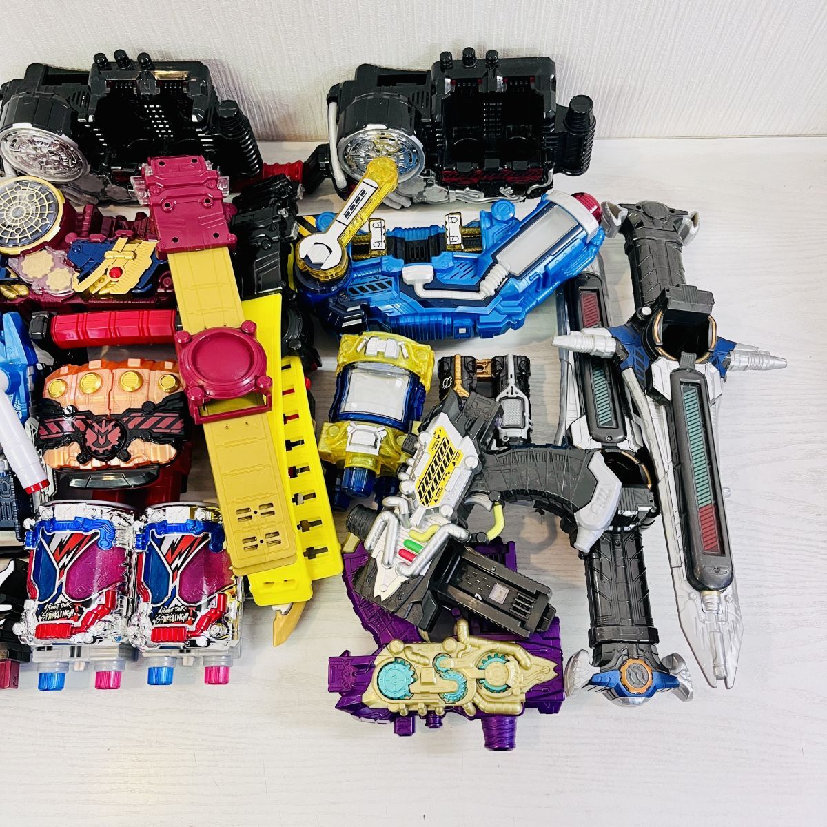 TR1[140]1 jpy ~ Kamen Rider build DX build Driver metamorphosis belt full bottle other large amount summarize BANDAI Bandai Junk 