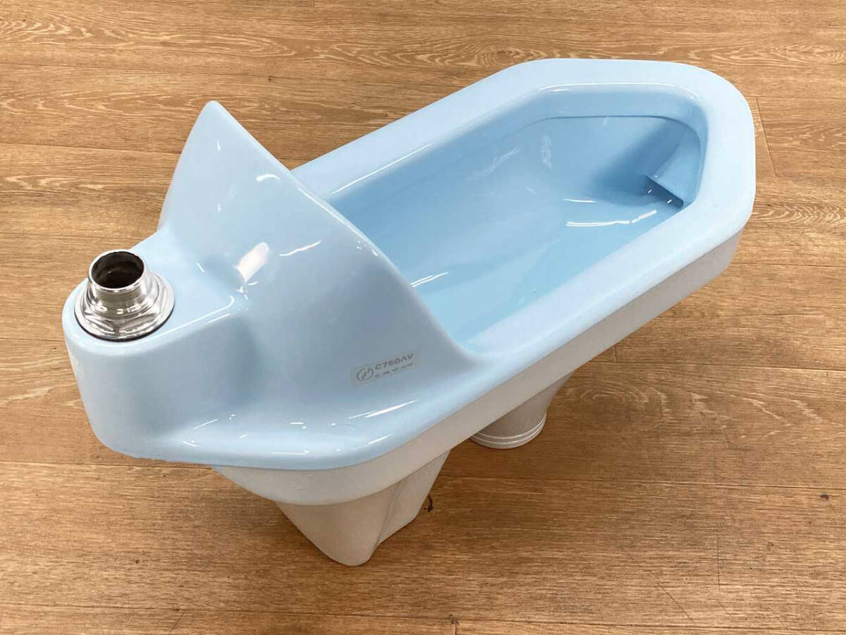 【新品・未使用】TOTO☆和式トイレ便器(床下排水)☆ロータンク便器☆#SM2(パステルブルー) 和式トイレ 大阪市内 直接引き取り可能_画像1