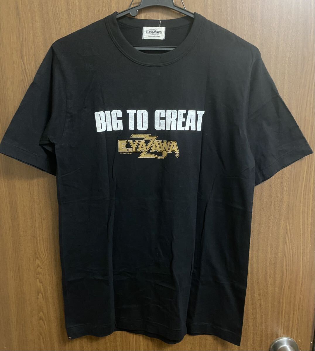 レア 80s 矢沢永吉 BIG TO GREAT ビンテージ Tシャツ THE ROCK vintage 当時物 ロゴ E.YAZAWA の画像1