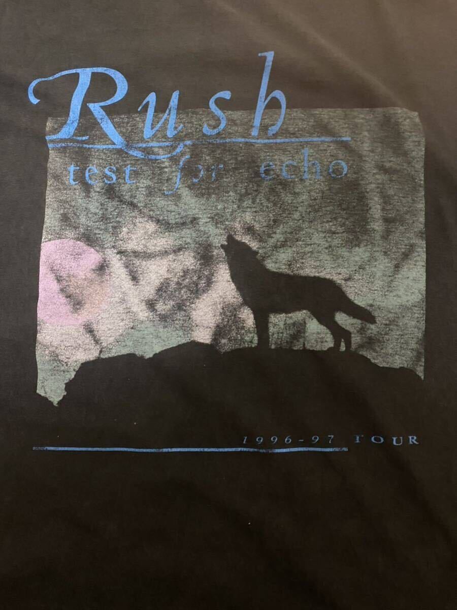  rare 90s RUSH Vintage T-shirt XL USA made band T-shirt vintage / pink floyd king crimson led zeppelin black sabbath metallica