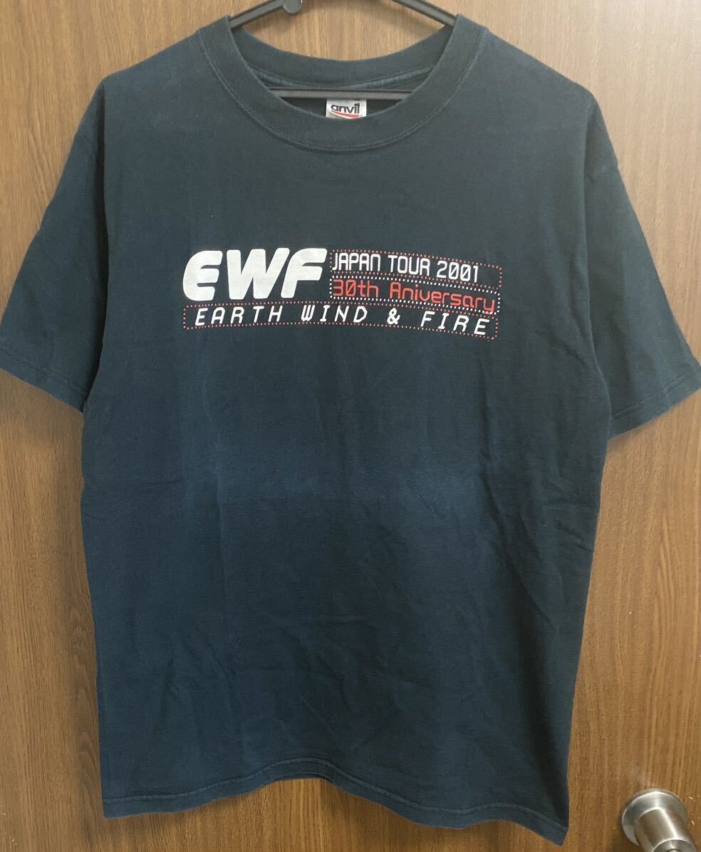 レア 00s EARTH WIND & FIRE ビンテージ Tシャツ M バンドTシャツ vintage SOUL FUNK / prince michael jackson stevie wonder marvin gayeの画像1