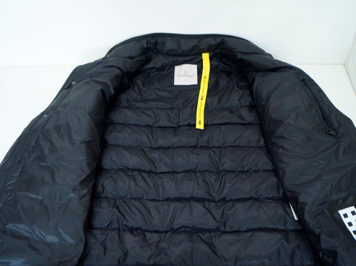 中古 美品 モンクレール ダウンジャケット MONCLER×FRAGMENT ヒロシフジワラ NO.7モデル 2018年 タバコ匂有_画像5