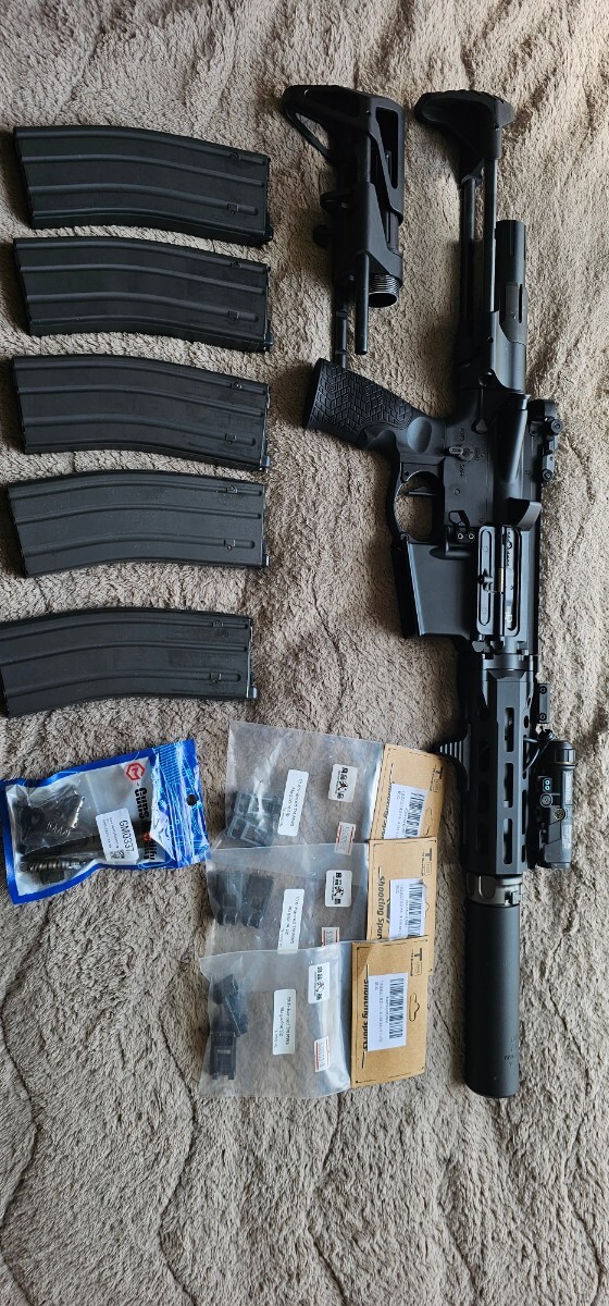 MWS DDM4PDW accessory great number operation excellent condition T8 Tokyo Marui M4A1