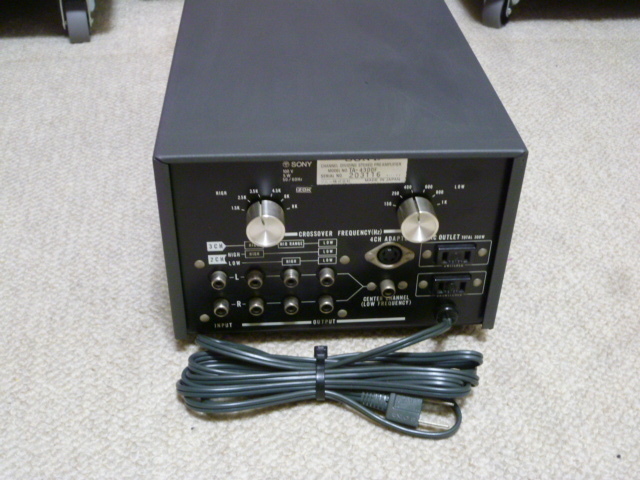 SONY ソニー TA-4300F ステレオチャンネルデバイダー アンプの画像4