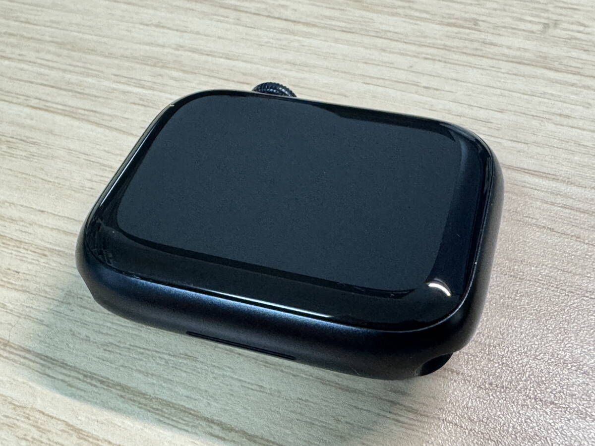 Apple Watch Series 8 45mm GPS model midnight aluminium case + storm blues Poe tsu loop extra attaching 