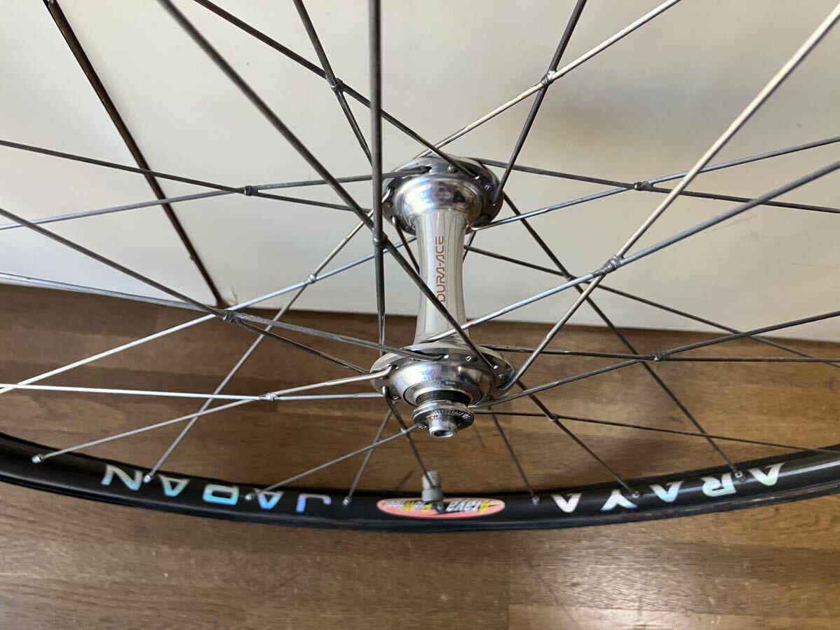 SHIMANO シマノ デュラエース HB7700 FB7700 ARAYA アラヤ ADX-1 プロホイール チューブラー　_画像2