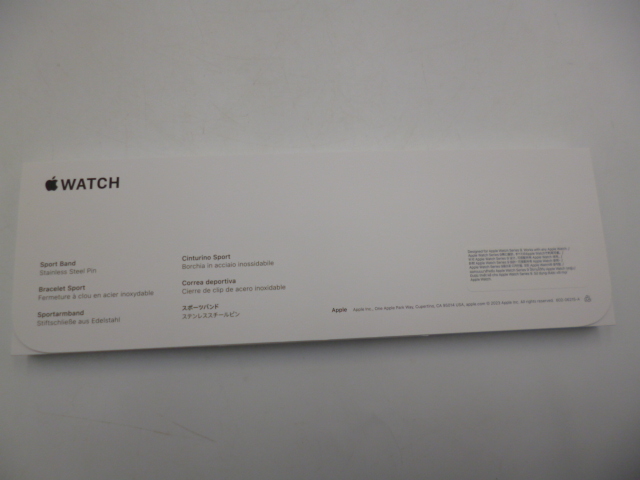  unused Apple watch Apple Watch SE no. 2 generation 40mm GPS model MR9U3J/A sport band S/M super-discount 1 jpy start 
