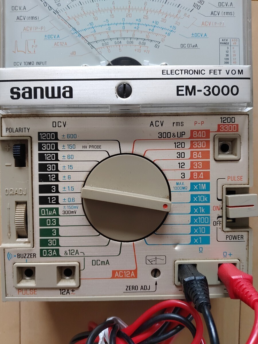 SANWA multi meter EM-3000 operation goods 