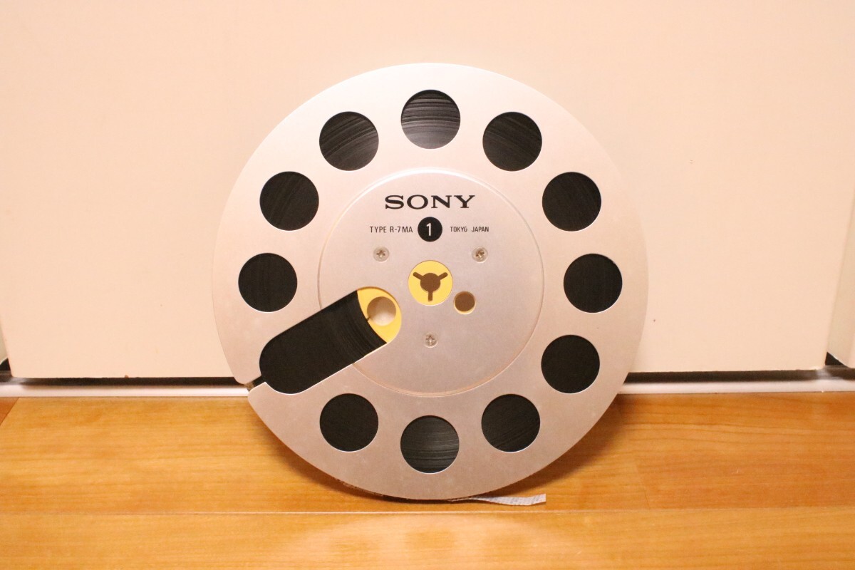 【美品】SONY 7号 メタルリール シルバー TYPE R-7MA オープンリールテープ_画像1