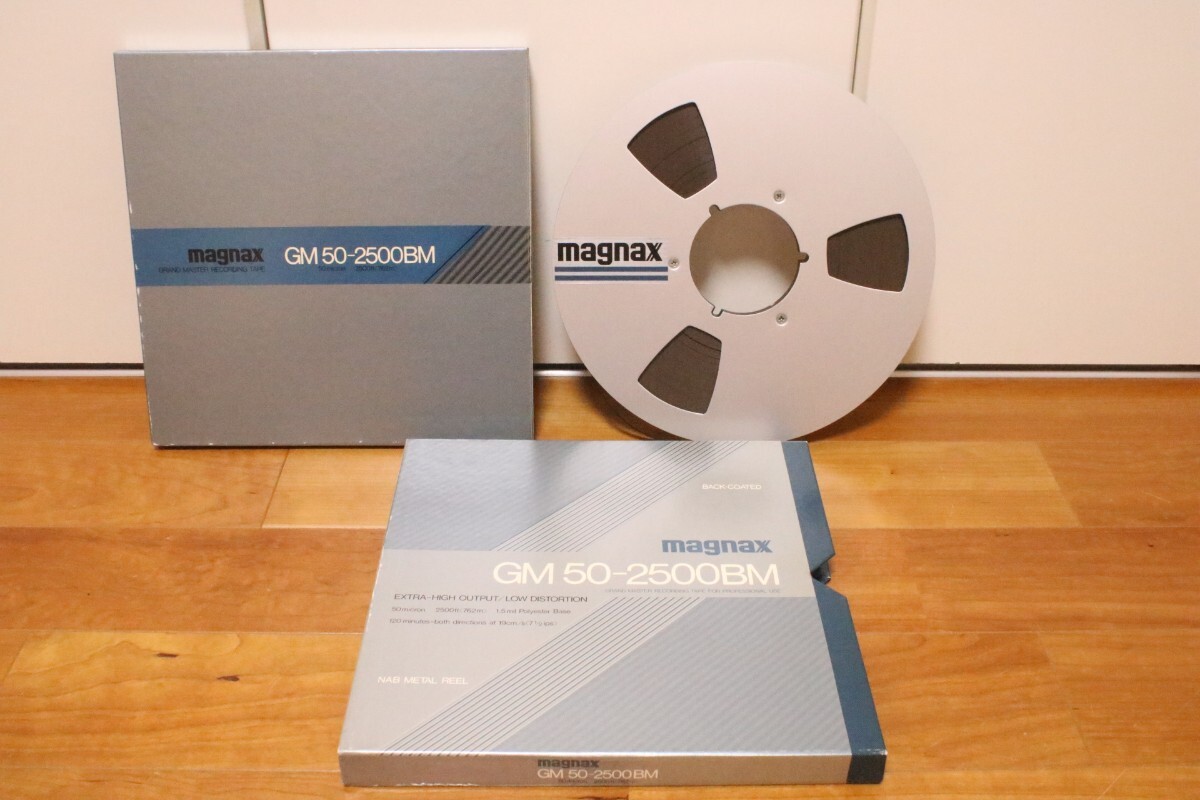 【美品】MAGNAX GM50-2500BM マグナックス メタルリール 10号　オープンリールテープ _画像1