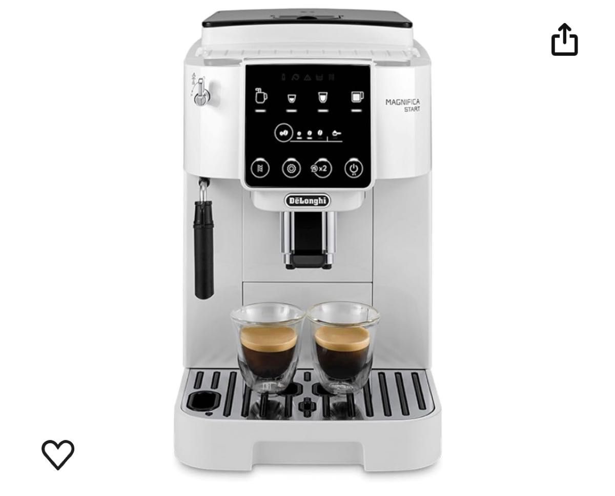 De’Longhi (デロンギ) 全自動コーヒーマシン マグニフィカスタート ECAM22020W 新品未開封品