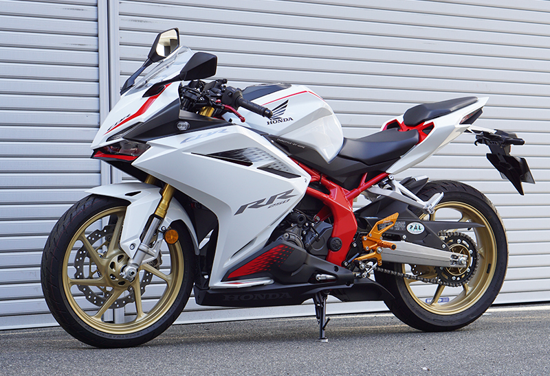 CBR250RR MC51 バックステップ青 クイックシフター装着車用 SNIPER スナイパー SP0114BL_画像5