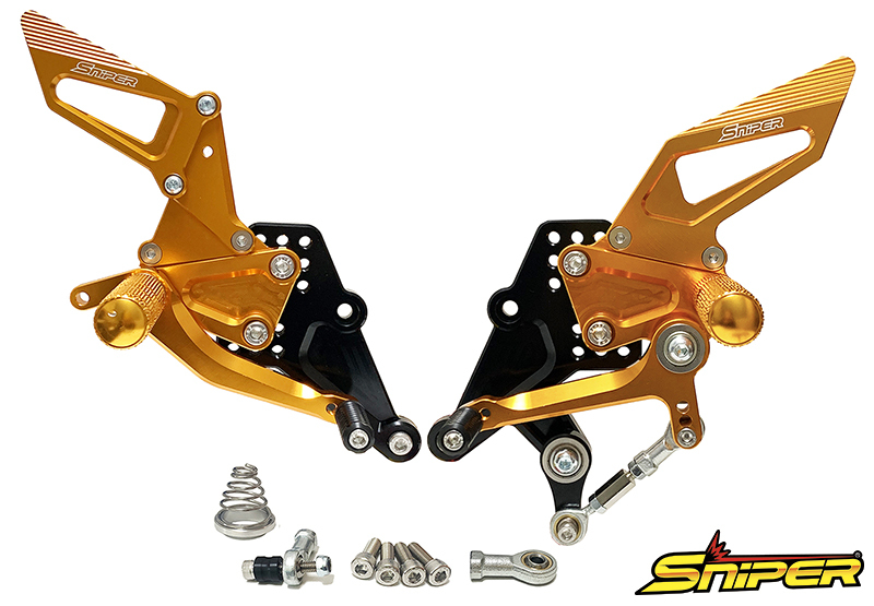 CBR250RR MC51 バックステップ金 クイックシフター装着車用 SNIPER スナイパー SP0114G_画像1