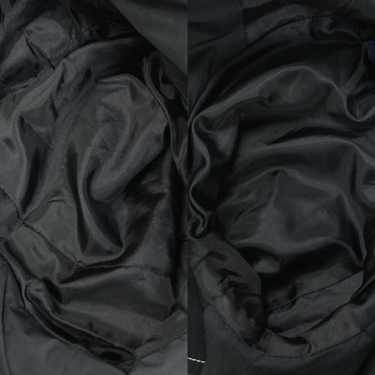 美品/XL相当●HUGO BOSS ヒューゴボス ステンカラーコート ロングコート ライトアウター 黒タグ ブラック 黒色 メンズ 軽量_画像8