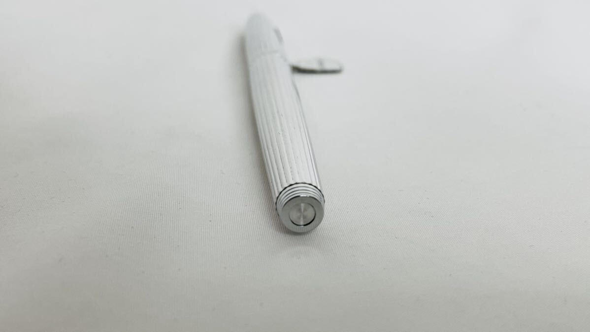 PARKER パーカー 万年筆 30μ ペン先 14K シルバー色 フランス製 筆記用具 タグ付きの画像9