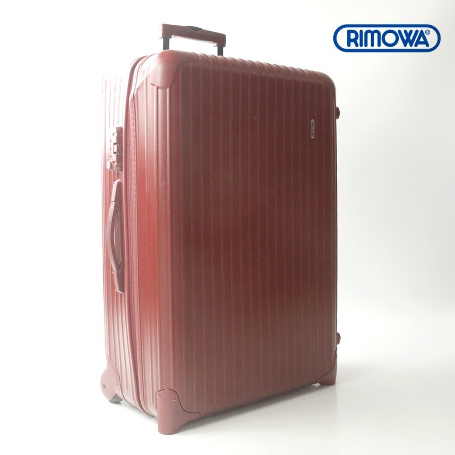EU made RIMOWA Rimowa 8557020070918 SALSA salsa 82L TSA number lock poly- car bone-to2 wheel Carry case red [ reference price Y139,700-]
