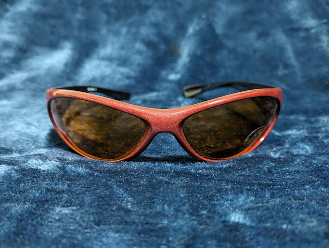  unused goods sports sunglasses dark red ②