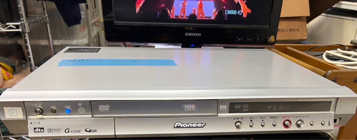 ゆ100★ K Pioneer パイオニア DVR-625H DVDレコーダー HDD DVD 動作確認済み_画像2