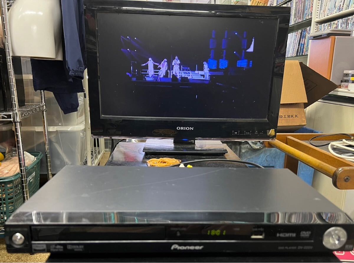 yu80* C Pioneer DV-220V PIONEER DVD плеер DVD есть пульт дистанционного управления рабочий товар 