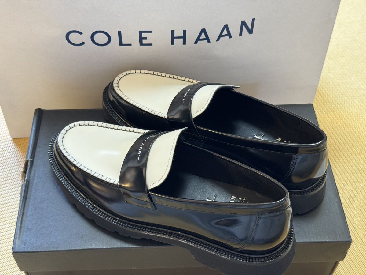 fragment design × COLE HAAN White/Black 白黒 26cm ローファー フラグメント コールハーン 藤原ヒロシ US8_画像3