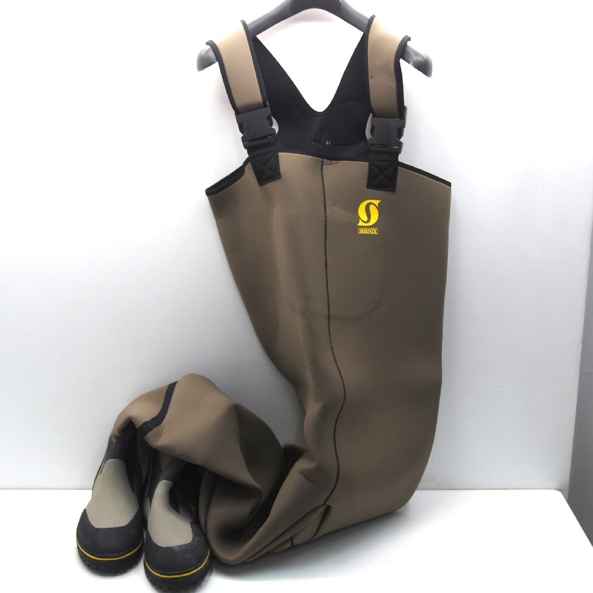 【未使用】新品 SHENIX FISHING WADER LLサイズ 靴27.0~27.5cm 身長160~170cm程度の方向け ネオプレン 5mm厚 ☆ 釣り用 ウェーダー_画像1