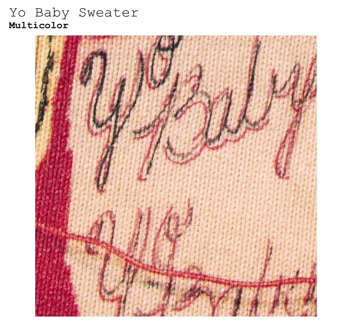 Supreme Yo Baby Sweater ニットセーター