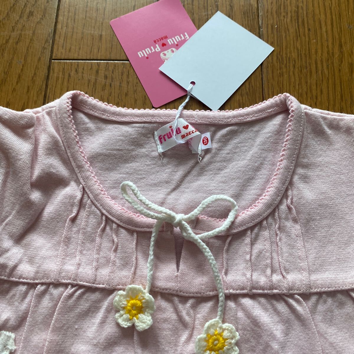 SALE 新品　マッカ　チュニック　130 ピンク Tシャツ 女の子 半袖カットソー こども服