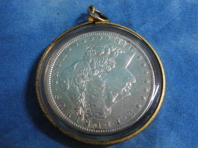 * America Morgan dala-1 dollar silver coin 1885 year pendant top 