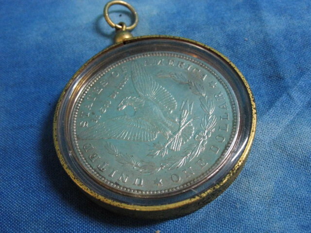 * America Morgan dala-1 dollar silver coin 1885 year pendant top 