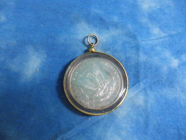 * America Morgan dala-1 dollar silver coin 1885 year pendant top 