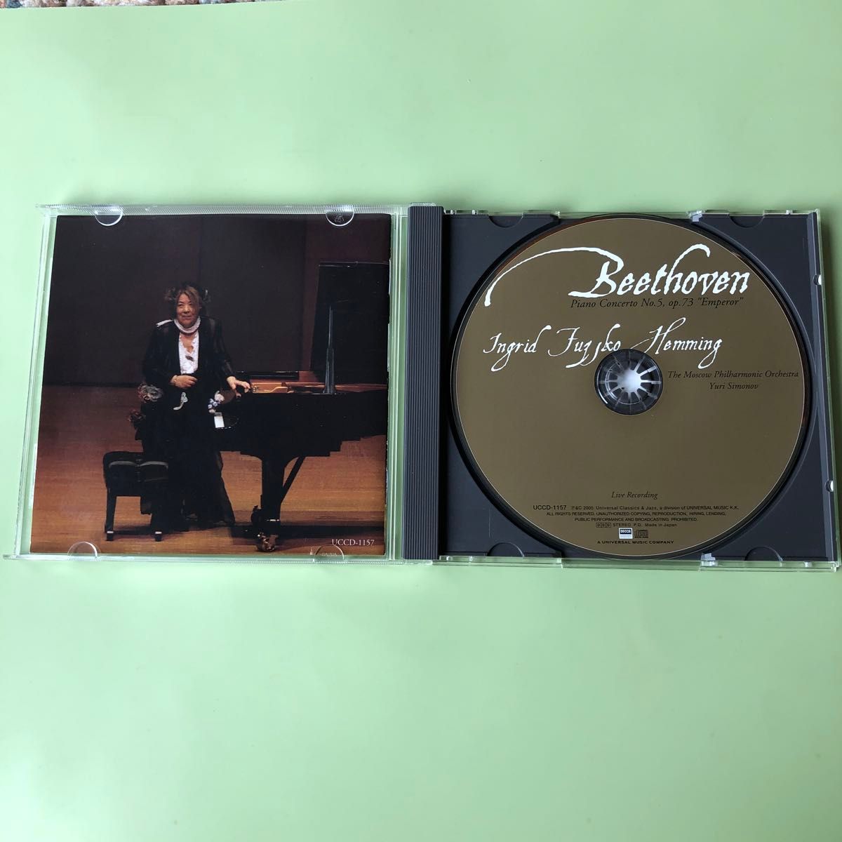 フジコヘミング CD ベートーヴェン　ピアノ協奏曲第5番(皇帝)