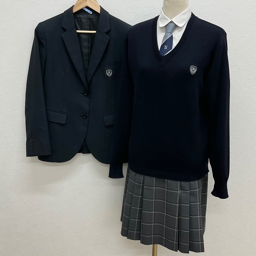 U719/T459(中古)栃木県 那須高校 6点 /旧制服/ブレザー,ベスト U719/T459(中古)栃木県 那須高校 6点 /旧制服/ブレザー,ベスト