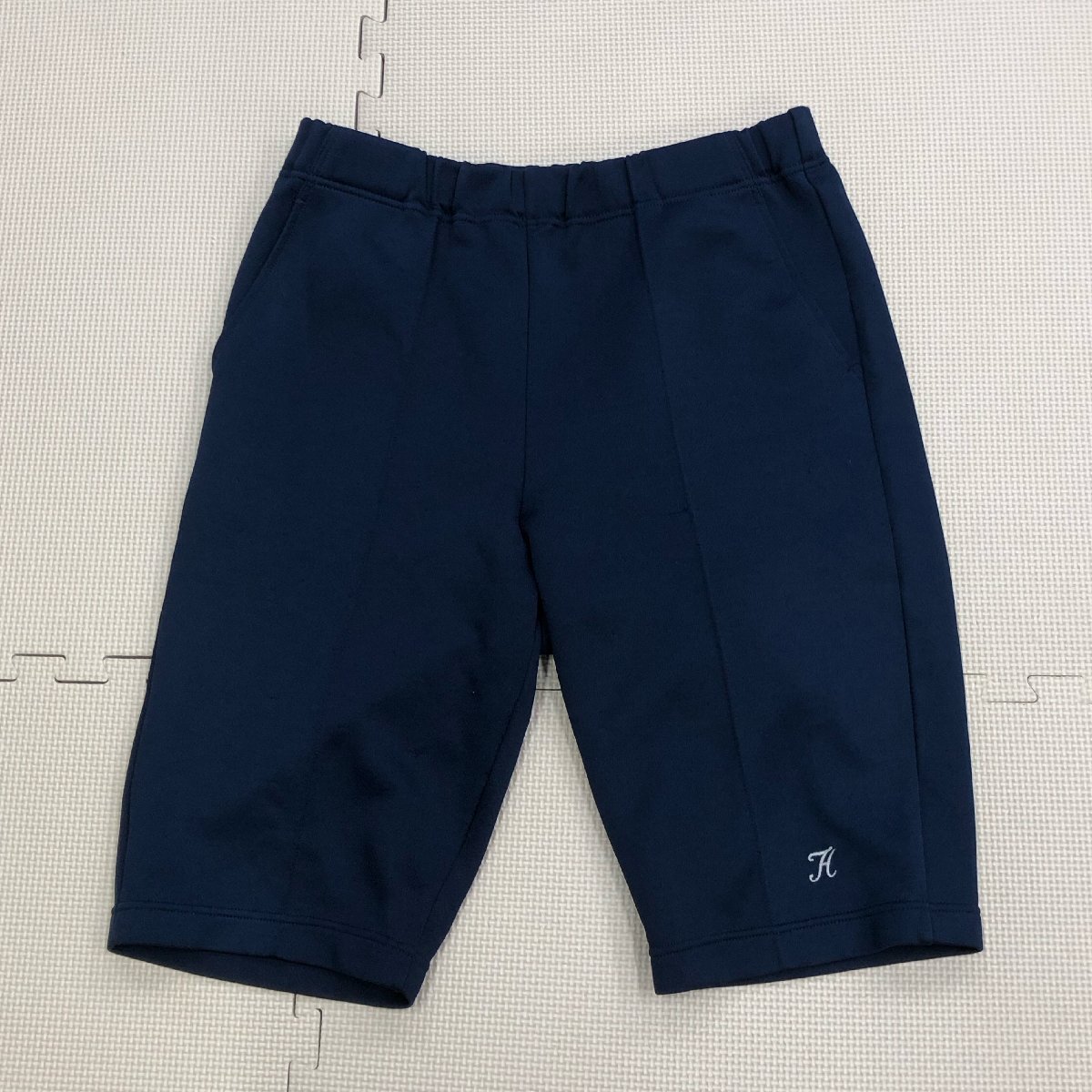 M669/T1014 ( used ) Tochigi prefecture .. junior high school [ gym uniform 3 point ] [ shorts :M/2L] old design /TOMBOW/ man . raw ./. industry raw goods / summarize 