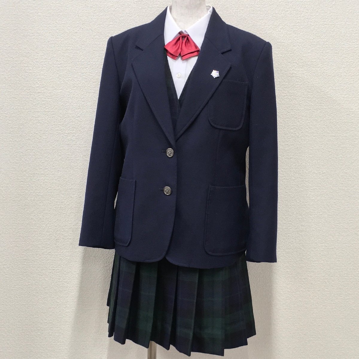 A735/T1125(中古)栃木県 日光市立大沢中学校 5点/ブレザー:M~L A735/T1125(中古)栃木県 日光市立大沢中学校 5点/ブレザー:M~L
