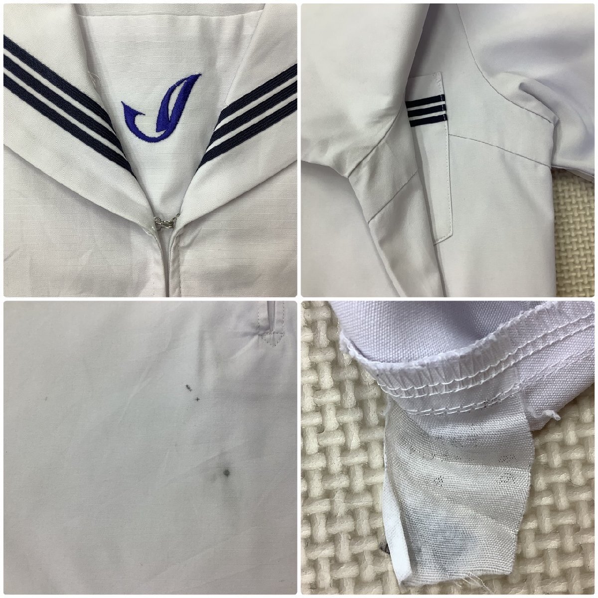 I575/(中古)兵庫県 稲美中学校 女子制服2点 /旧制服/指定品/L I575/(中古)兵庫県 稲美中学校 女子制服2点 /旧制服/指定品/L
