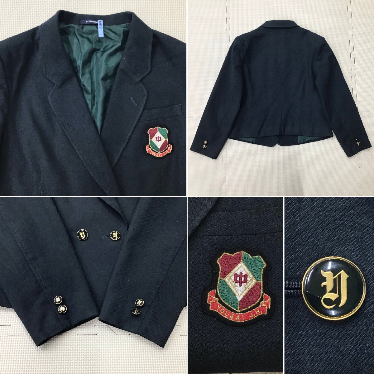 O660/T1120(中古)栃木県 宇都宮市立陽西中学校 女子制服7点 O660/T1120(中古)栃木県 宇都宮市立陽西中学校 女子制服7点