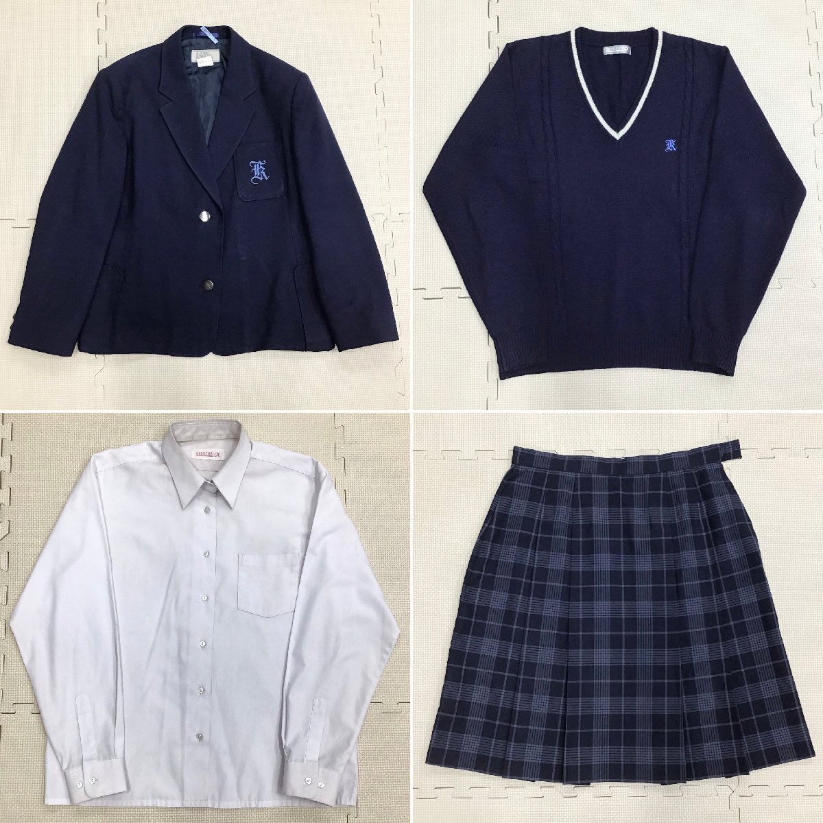 O661/T940(中古)栃木県 鹿沼商工高校 女子制服5点 /LT/L/W72 O661/T940(中古)栃木県 鹿沼商工高校 女子制服5点 /LT/L/W72