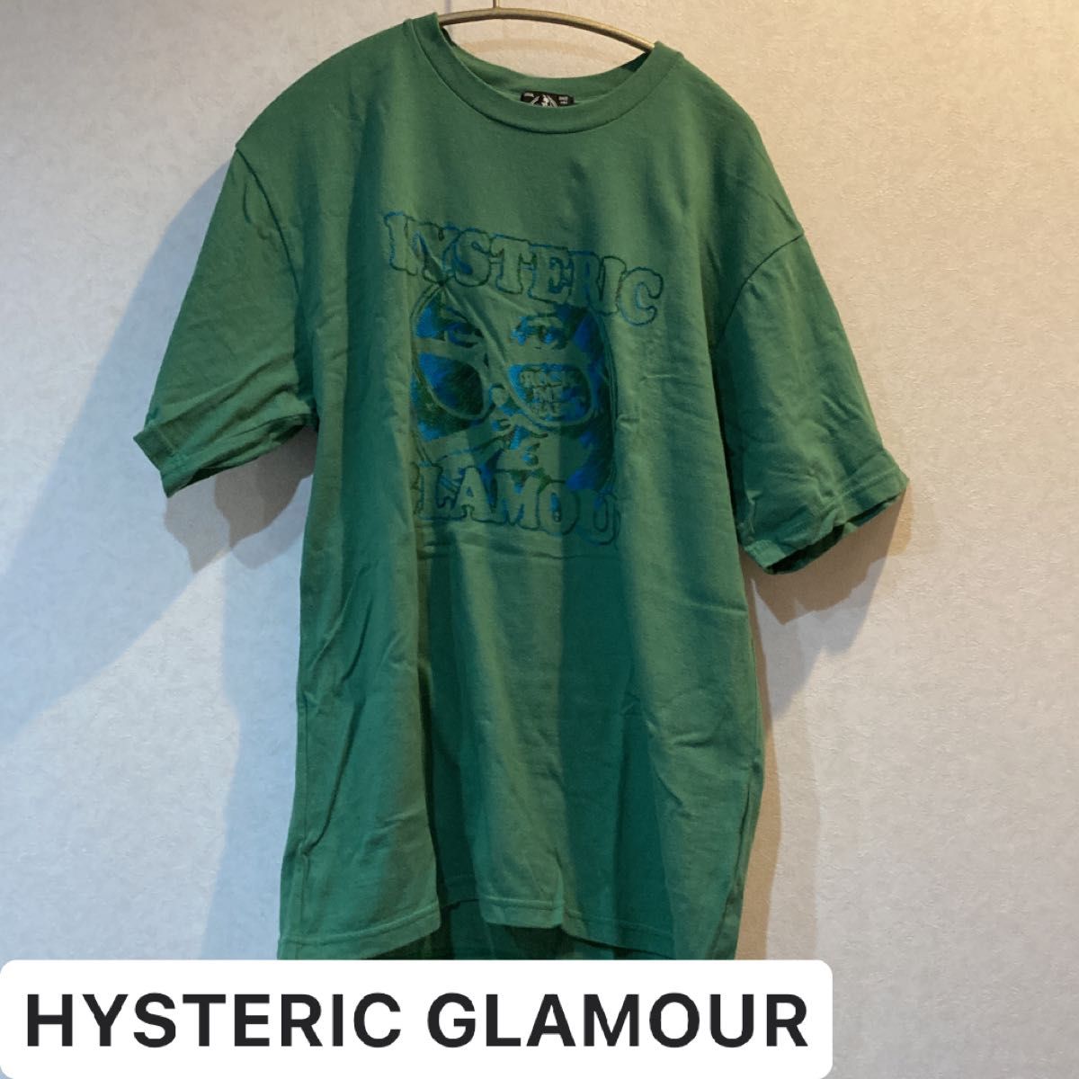 ヒステリックグラマー hysteric glamour Tシャツ 半袖 M グリーン